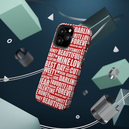 Valentine's Love Typography MagSafe Case - BOGO Cases