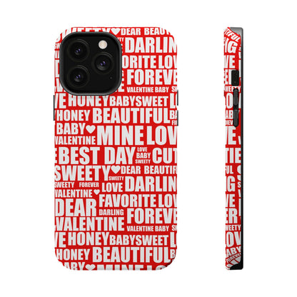 Valentine's Love Typography MagSafe Case - BOGO Cases