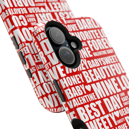 Valentine's Love Typography MagSafe Case - BOGO Cases