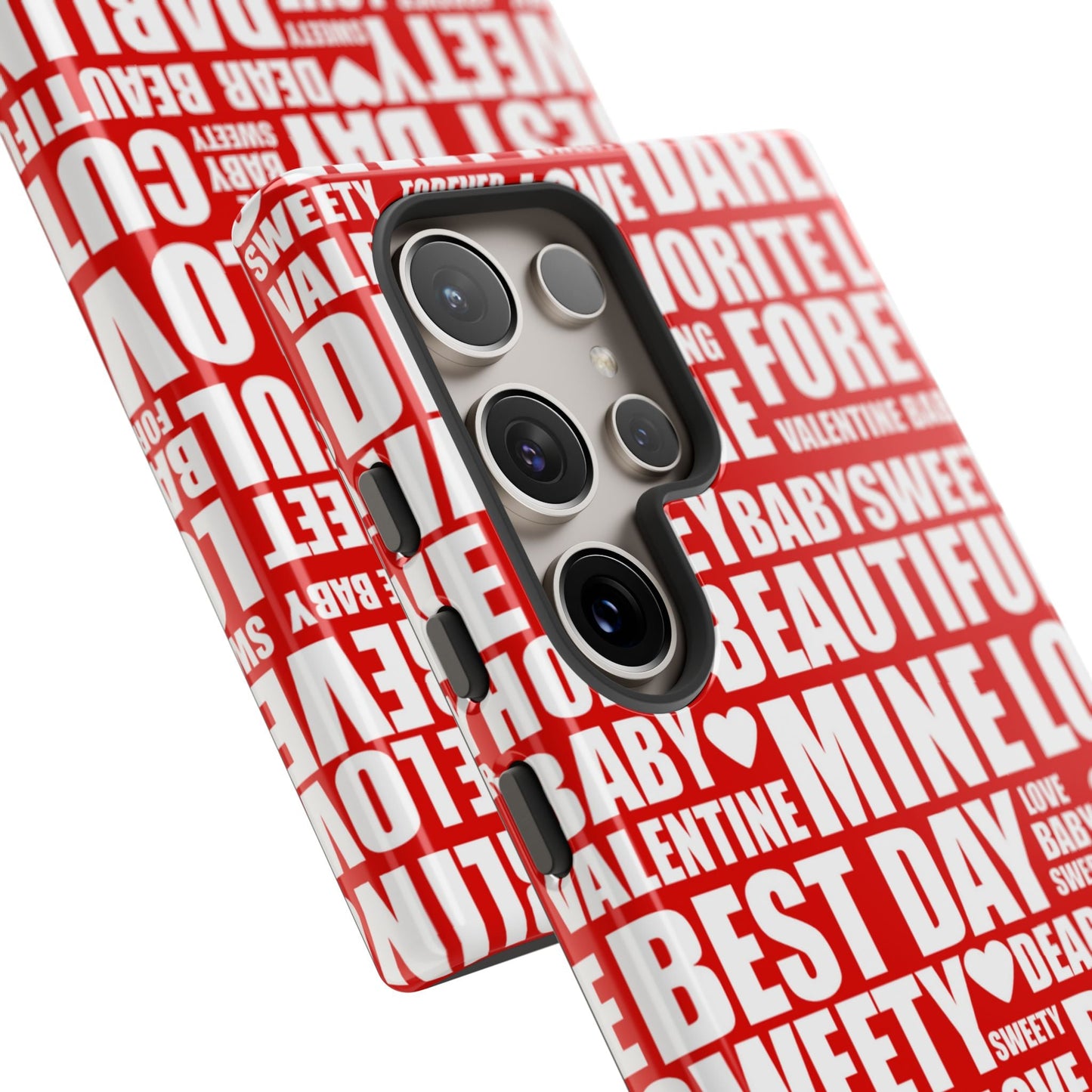 Valentine's Love Typography Samsung Galaxy Case - BOGO Cases