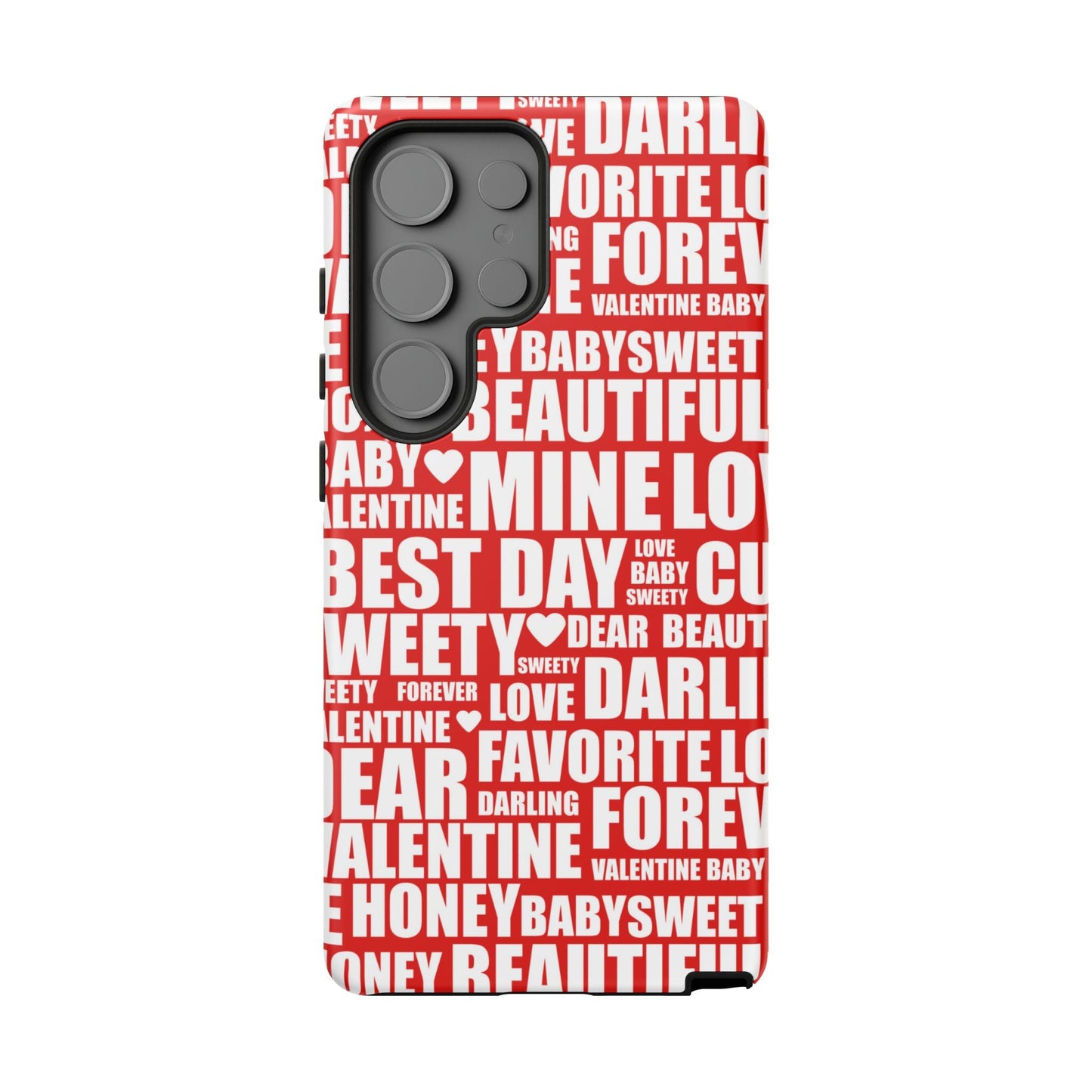 Valentine's Love Typography Samsung Galaxy Case - BOGO Cases