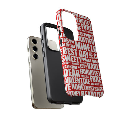 Valentine's Love Typography Samsung Galaxy Case - BOGO Cases
