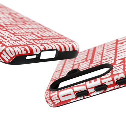 Valentine's Love Typography Samsung Galaxy Case - BOGO Cases