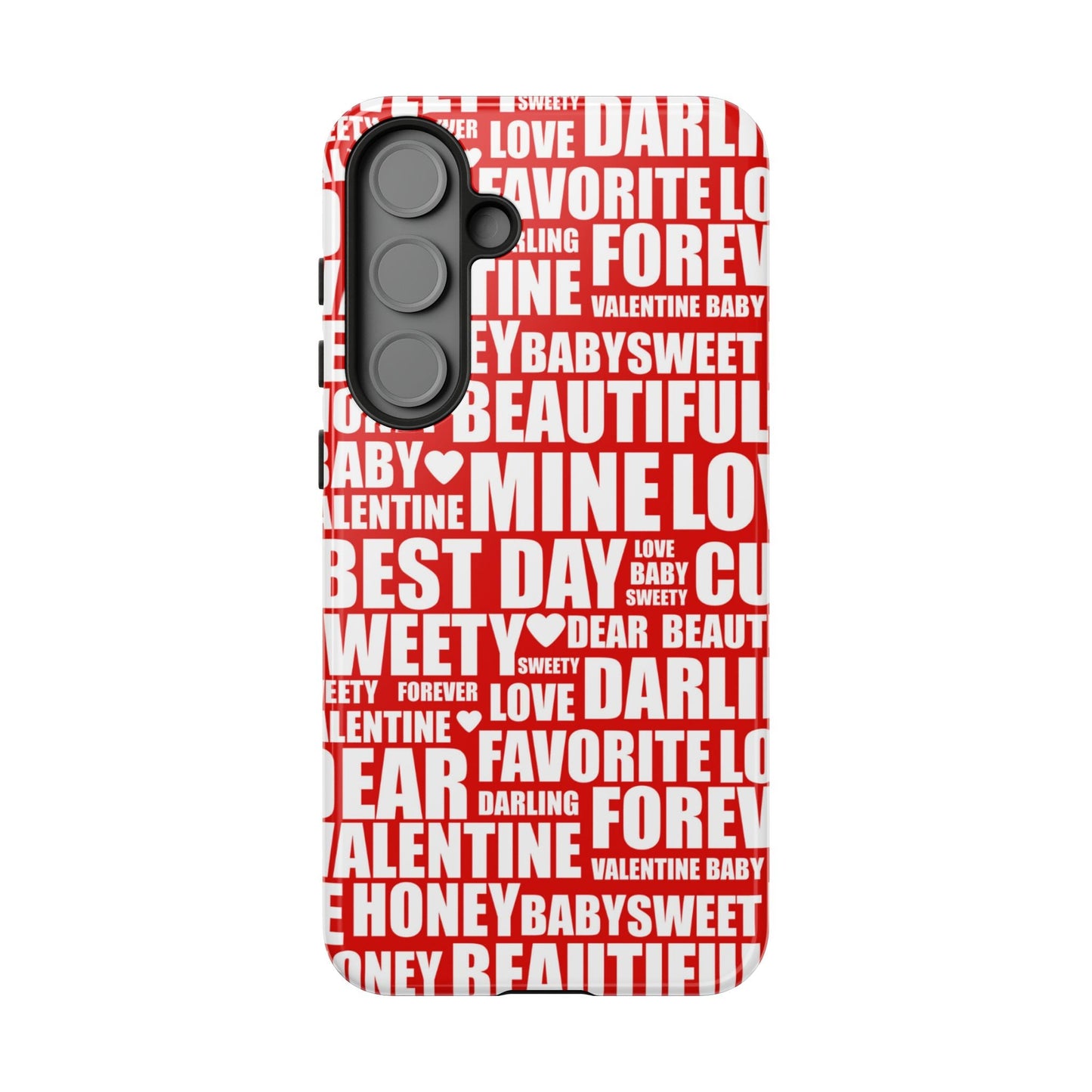 Valentine's Love Typography Samsung Galaxy Case - BOGO Cases