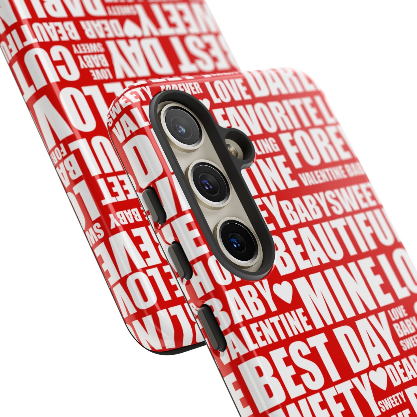 Valentine's Love Typography Samsung Galaxy Case - BOGO Cases