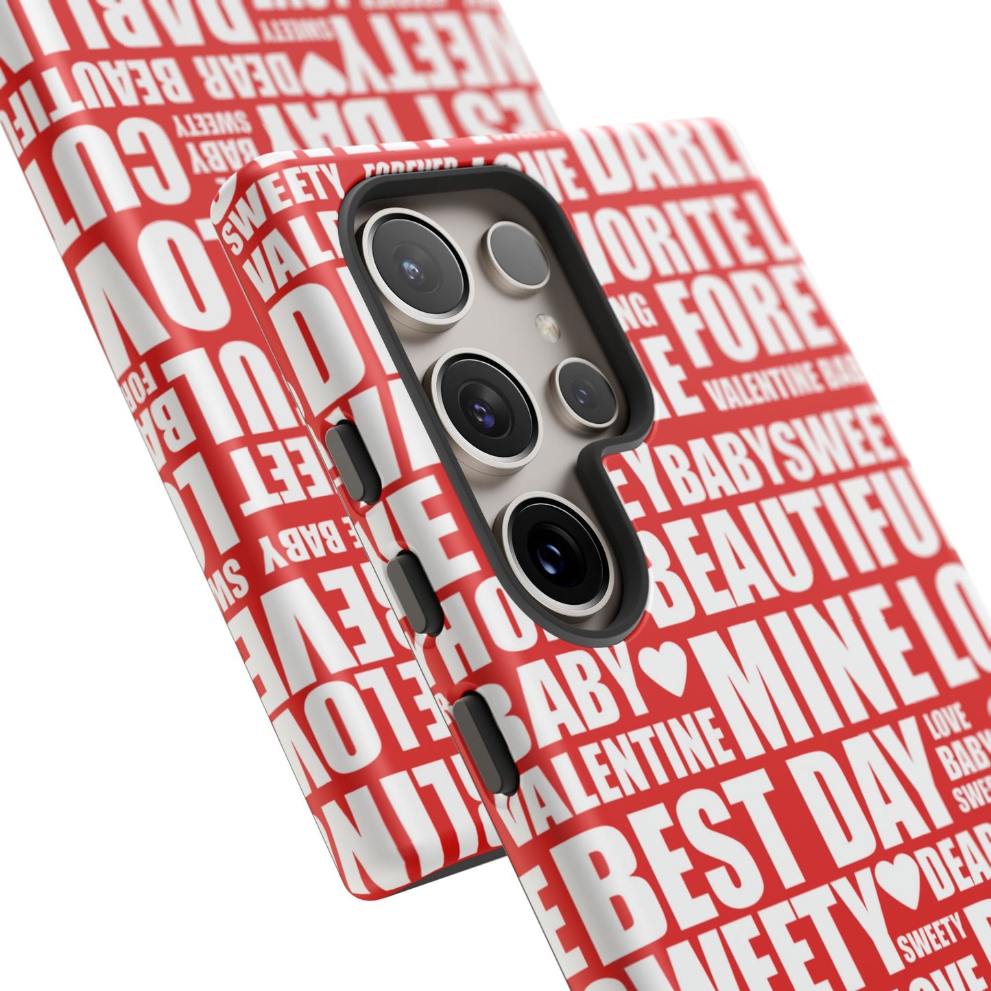 Valentine's Love Typography Samsung Galaxy Case - BOGO Cases
