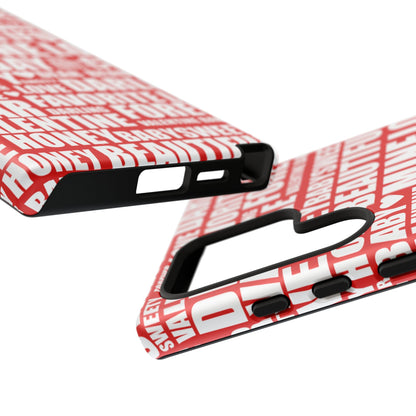 Valentine's Love Typography Samsung Galaxy Case - BOGO Cases