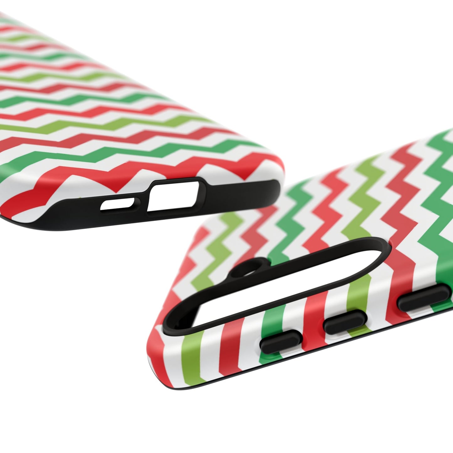 Vibrant Fiesta Chevron – Yellow Green, Green & Red Geometric Samsung Galaxy Case - BOGO Cases