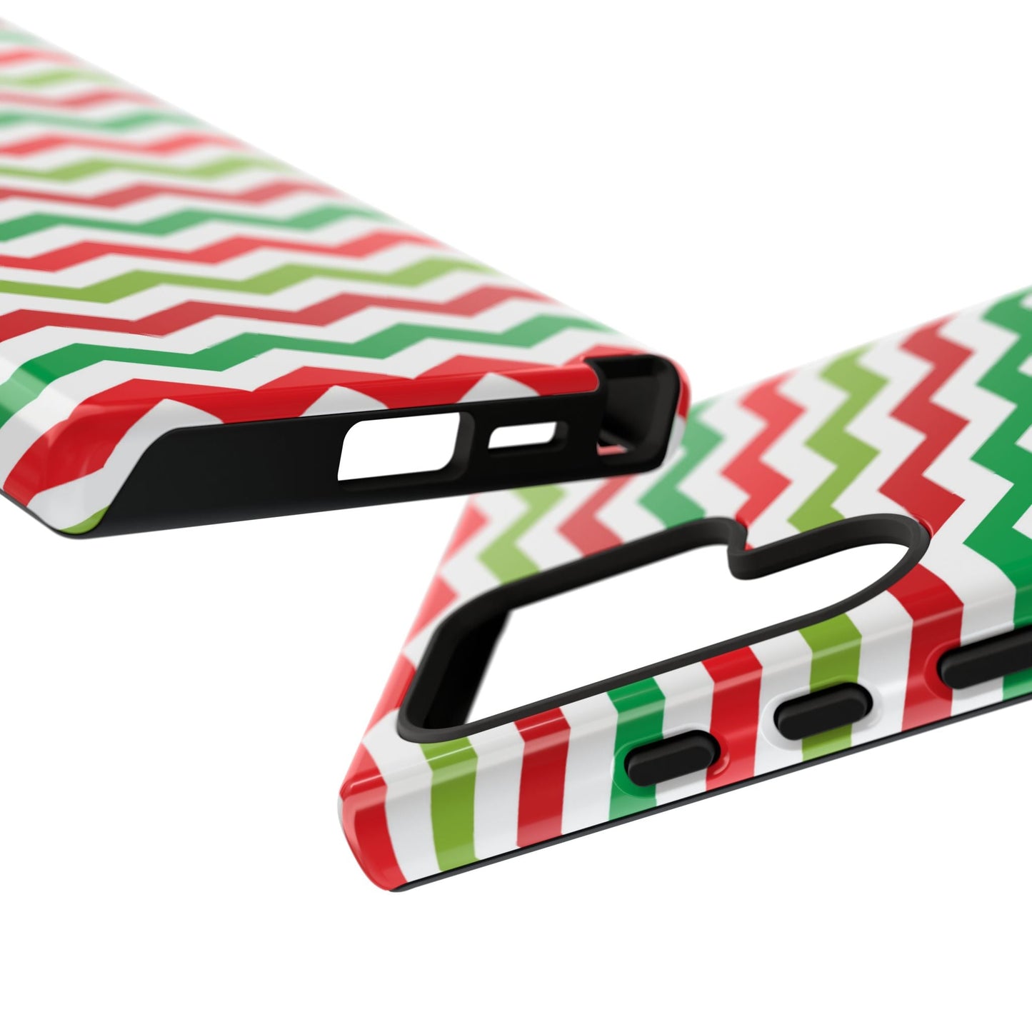 Vibrant Fiesta Chevron – Yellow Green, Green & Red Geometric Samsung Galaxy Case - BOGO Cases