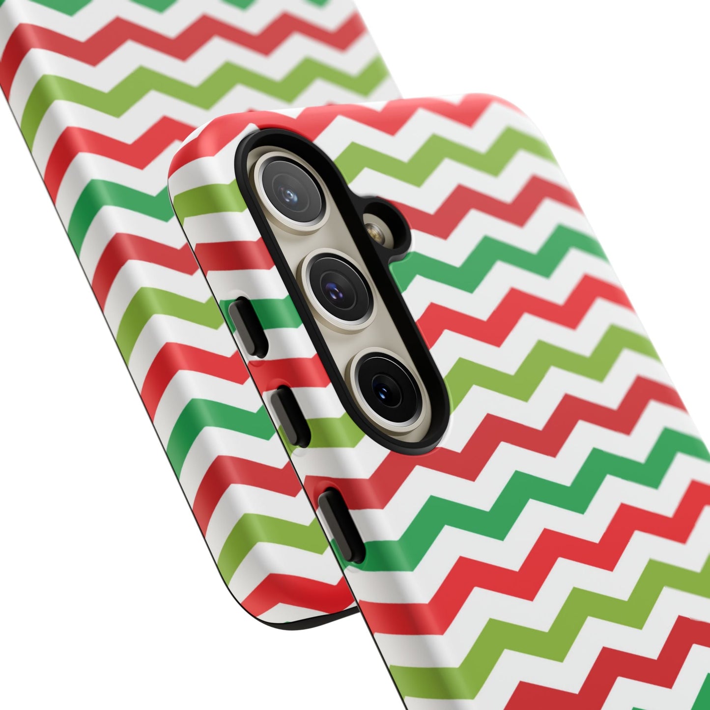 Vibrant Fiesta Chevron – Yellow Green, Green & Red Geometric Samsung Galaxy Case - BOGO Cases