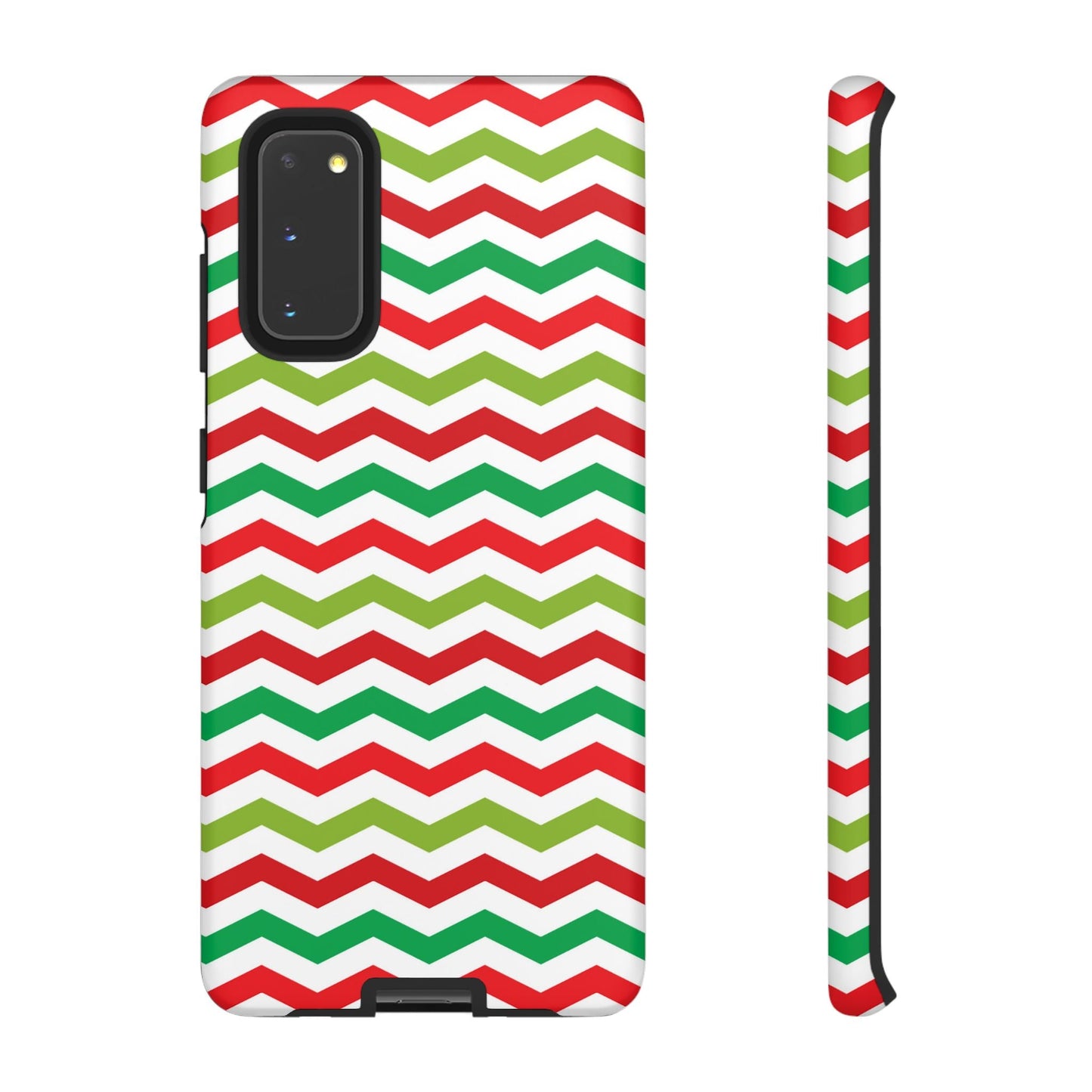 Vibrant Fiesta Chevron – Yellow Green, Green & Red Geometric Samsung Galaxy Case - BOGO Cases