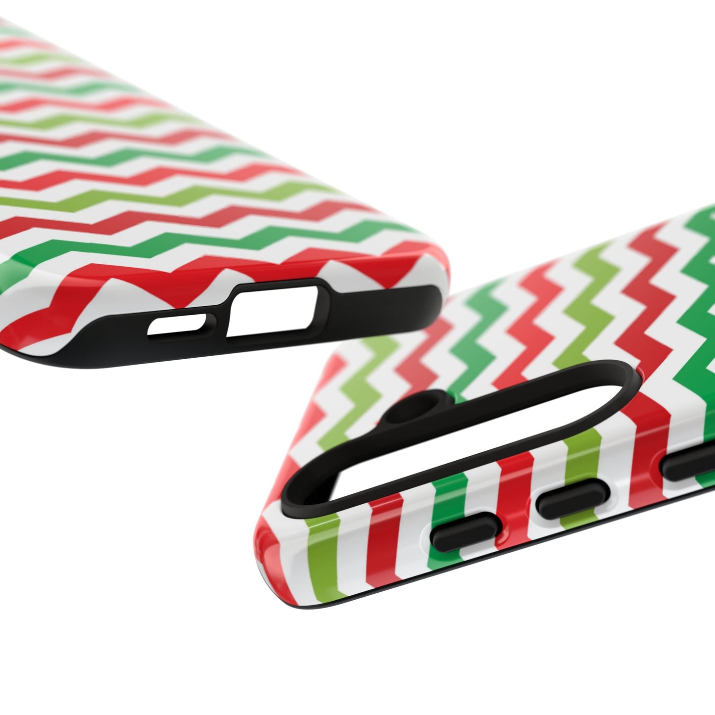 Vibrant Fiesta Chevron – Yellow Green, Green & Red Geometric Samsung Galaxy Case - BOGO Cases