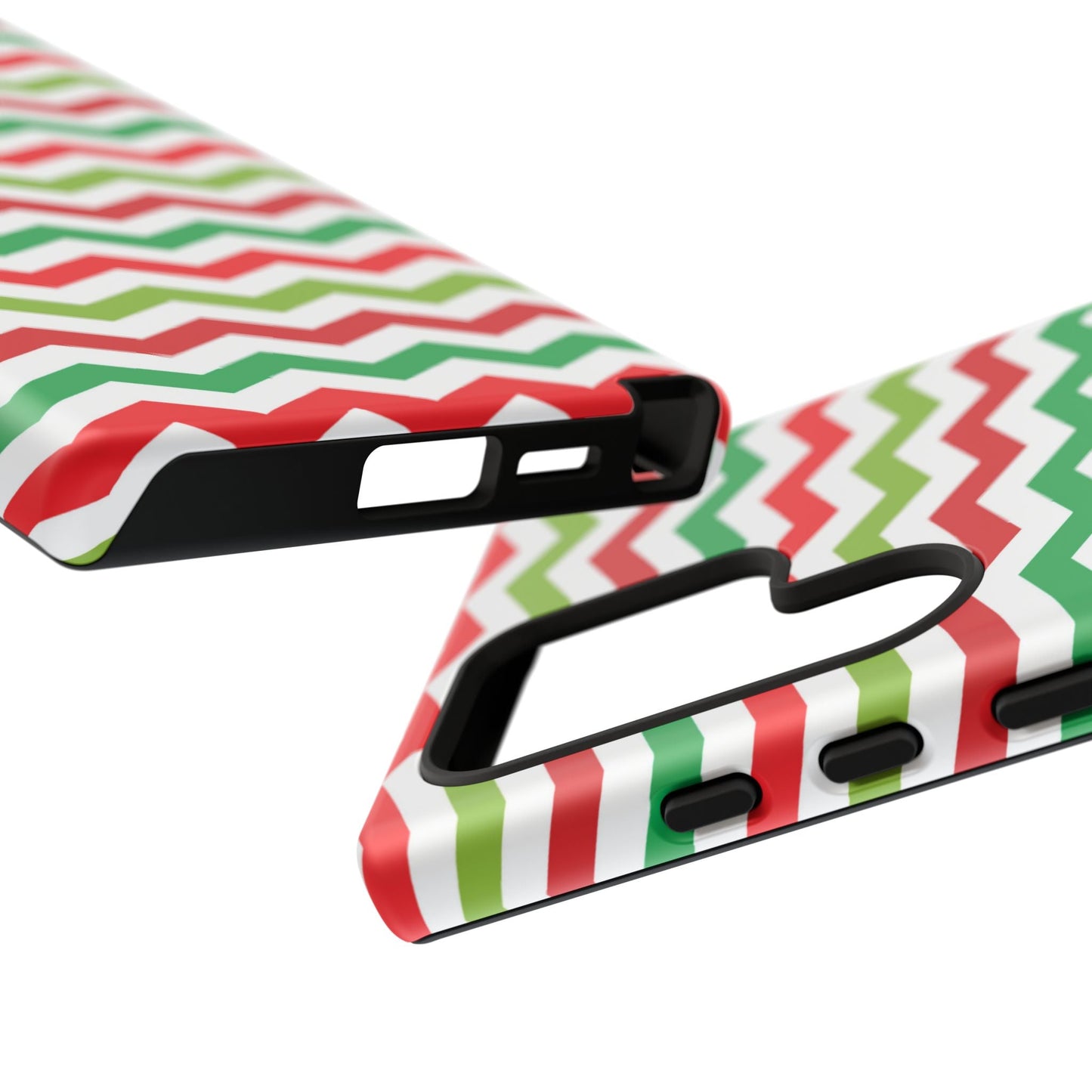 Vibrant Fiesta Chevron – Yellow Green, Green & Red Geometric Samsung Galaxy Case - BOGO Cases