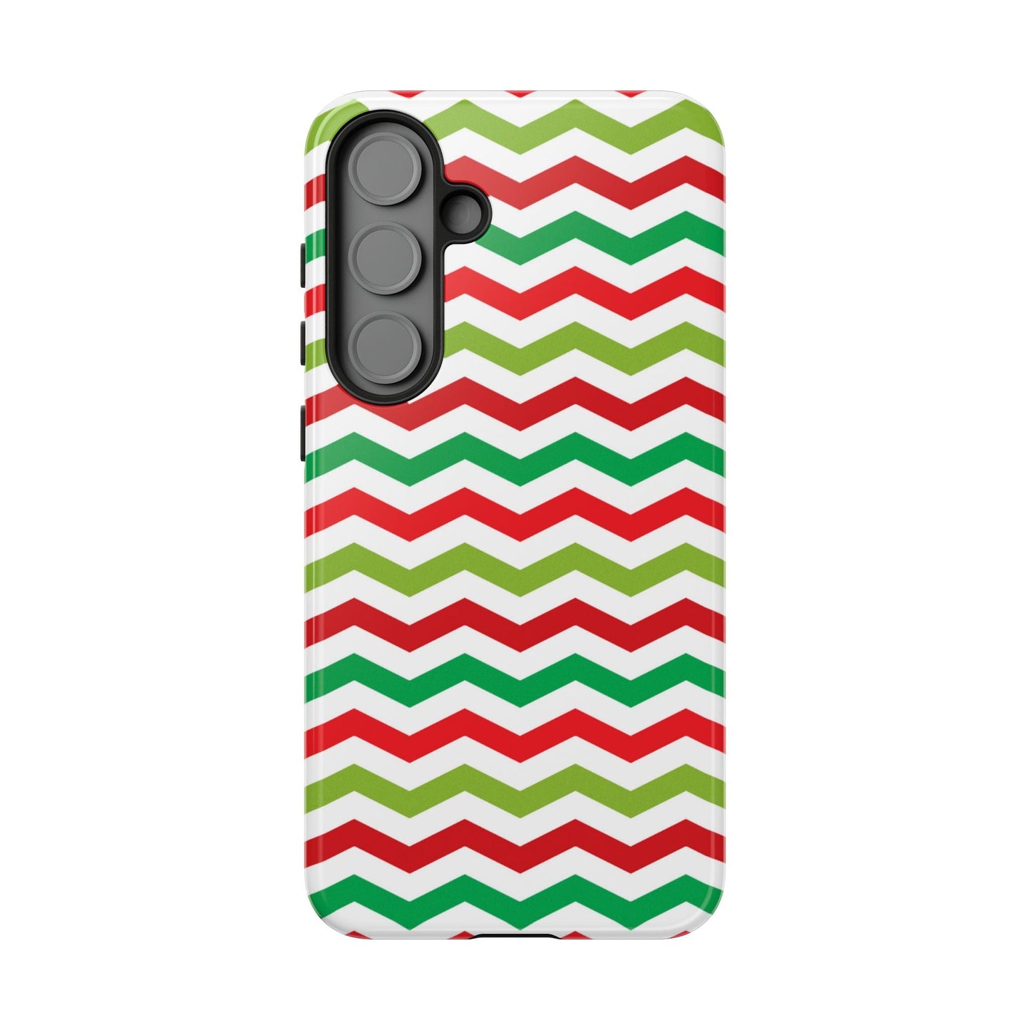 Vibrant Fiesta Chevron – Yellow Green, Green & Red Geometric Samsung Galaxy Case - BOGO Cases
