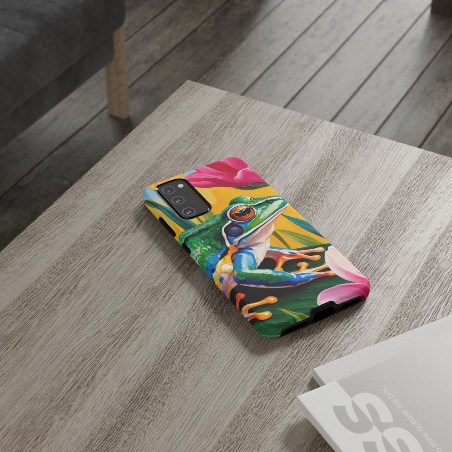 Vibrant Frog & Tropical Flowers - Samsung Galaxy Case - BOGO Cases