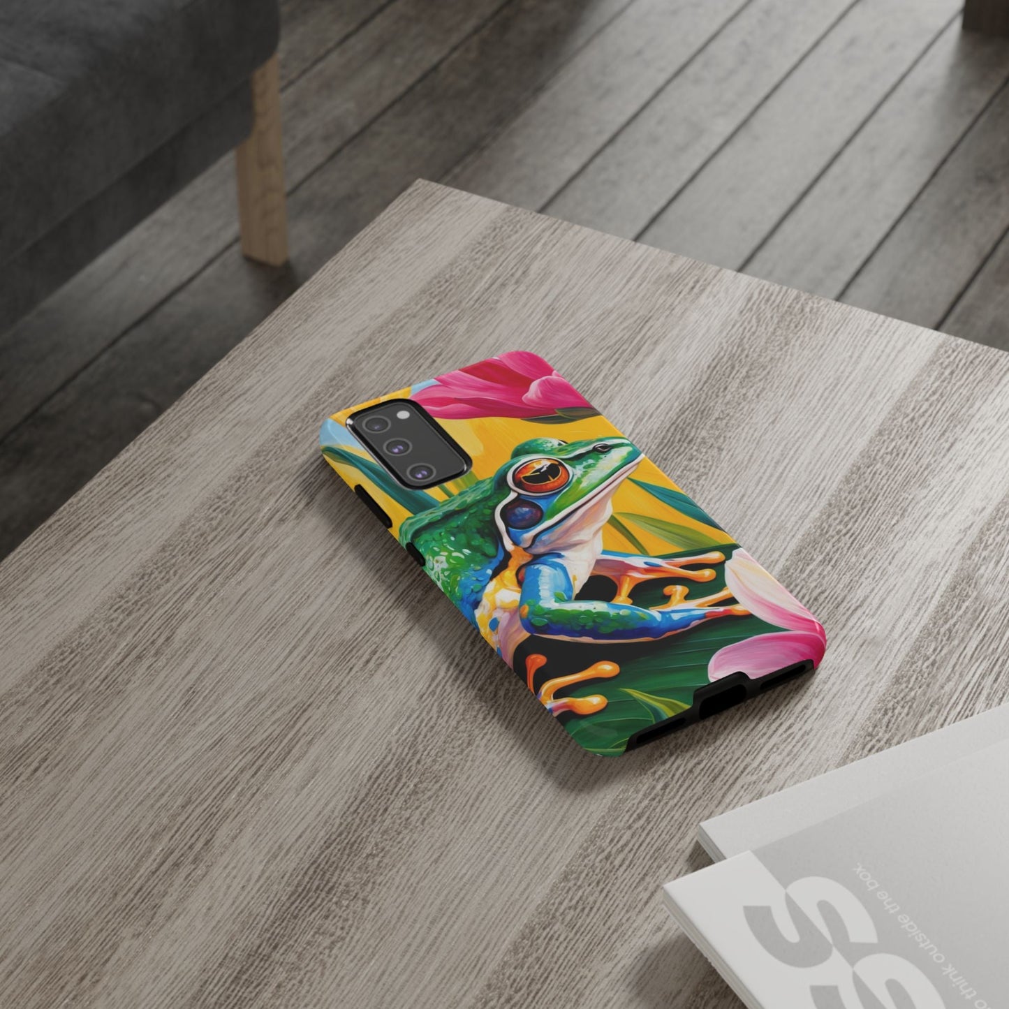Vibrant Frog & Tropical Flowers - Samsung Galaxy Case - BOGO Cases