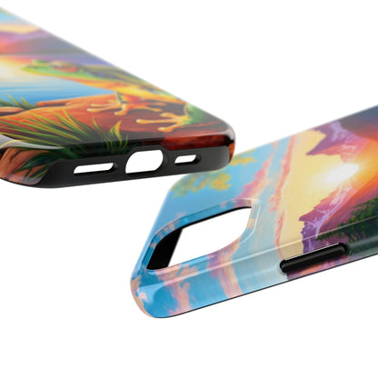 Vibrant Mountain Sunset Frog - iPhone Series Case - BOGO Cases