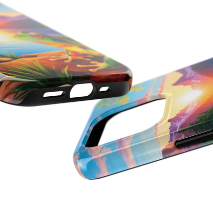 Vibrant Mountain Sunset Frog - iPhone Series Case - BOGO Cases