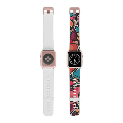 Vibrant Multicolor Heart Apple Watch Band - BOGO Cases