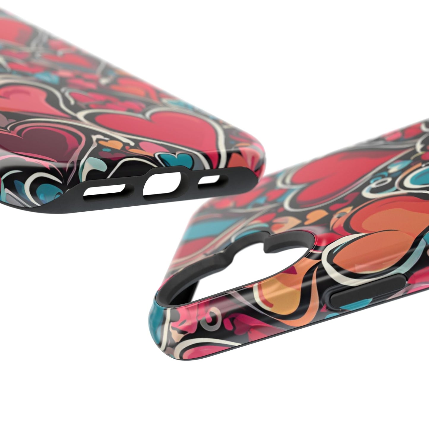 Vibrant Multicolor Heart Art – MagSafe - Compatible iPhone Case - BOGO Cases