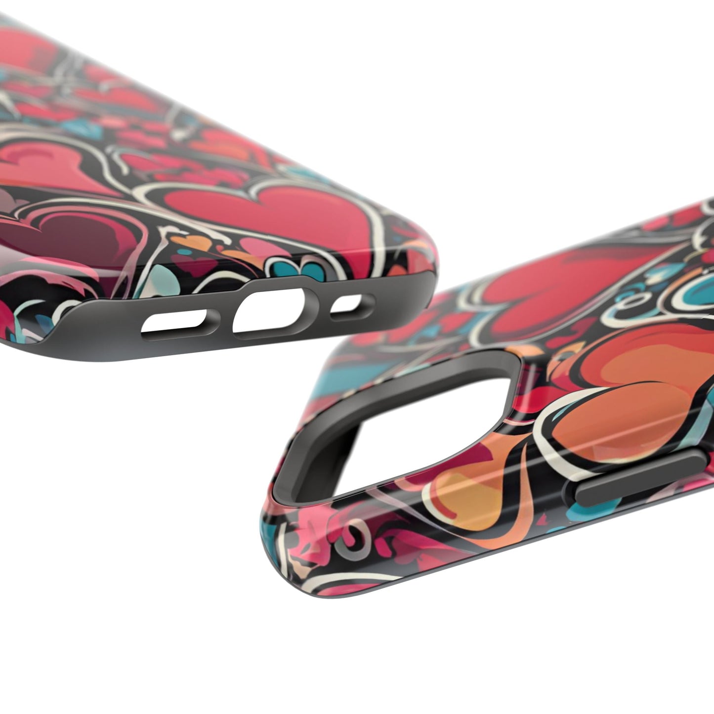Vibrant Multicolor Heart Art – MagSafe - Compatible iPhone Case - BOGO Cases