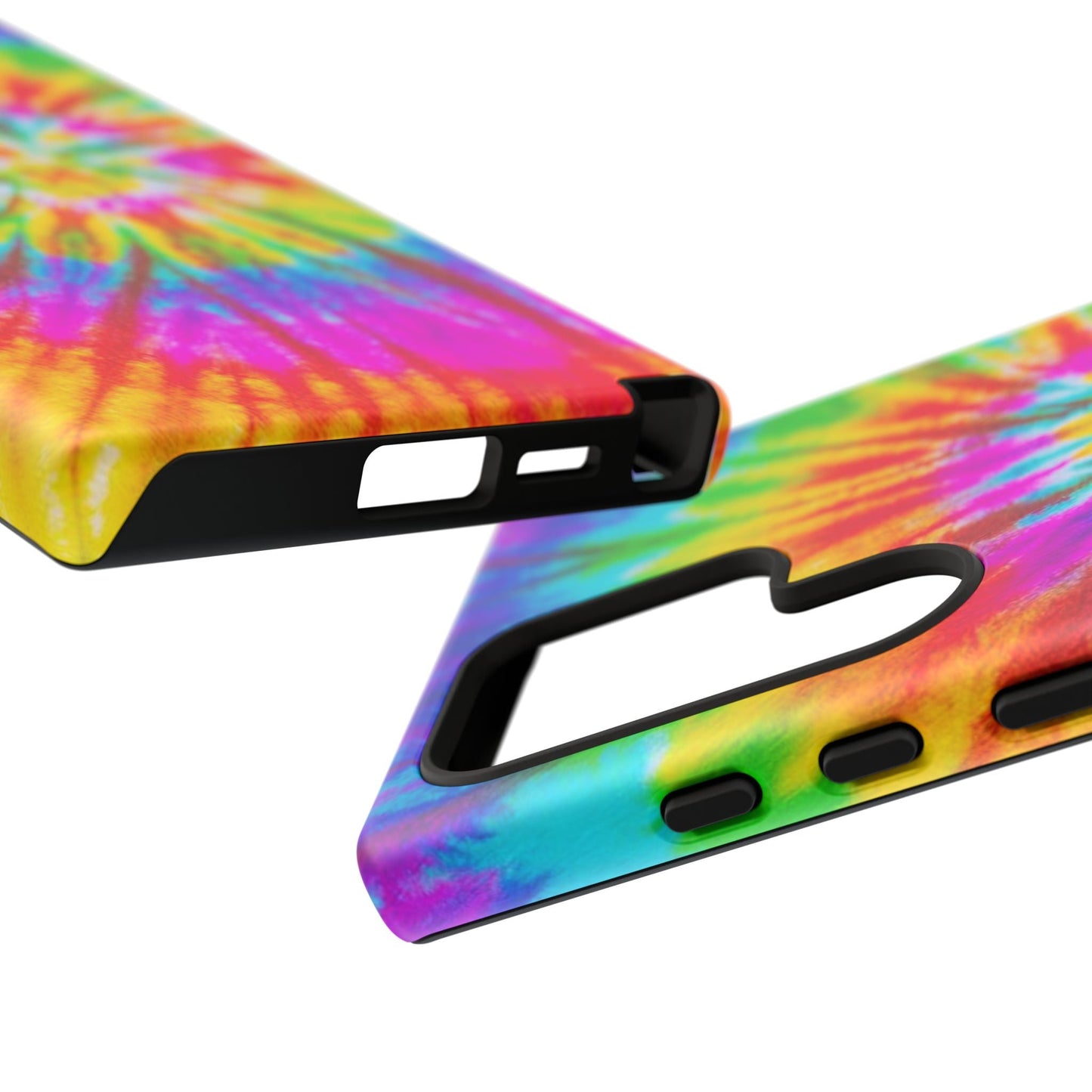 Vibrant Rainbow Spiral Tie - Dye Samsung Galaxy Case – Bold & Retro Style - BOGO Cases