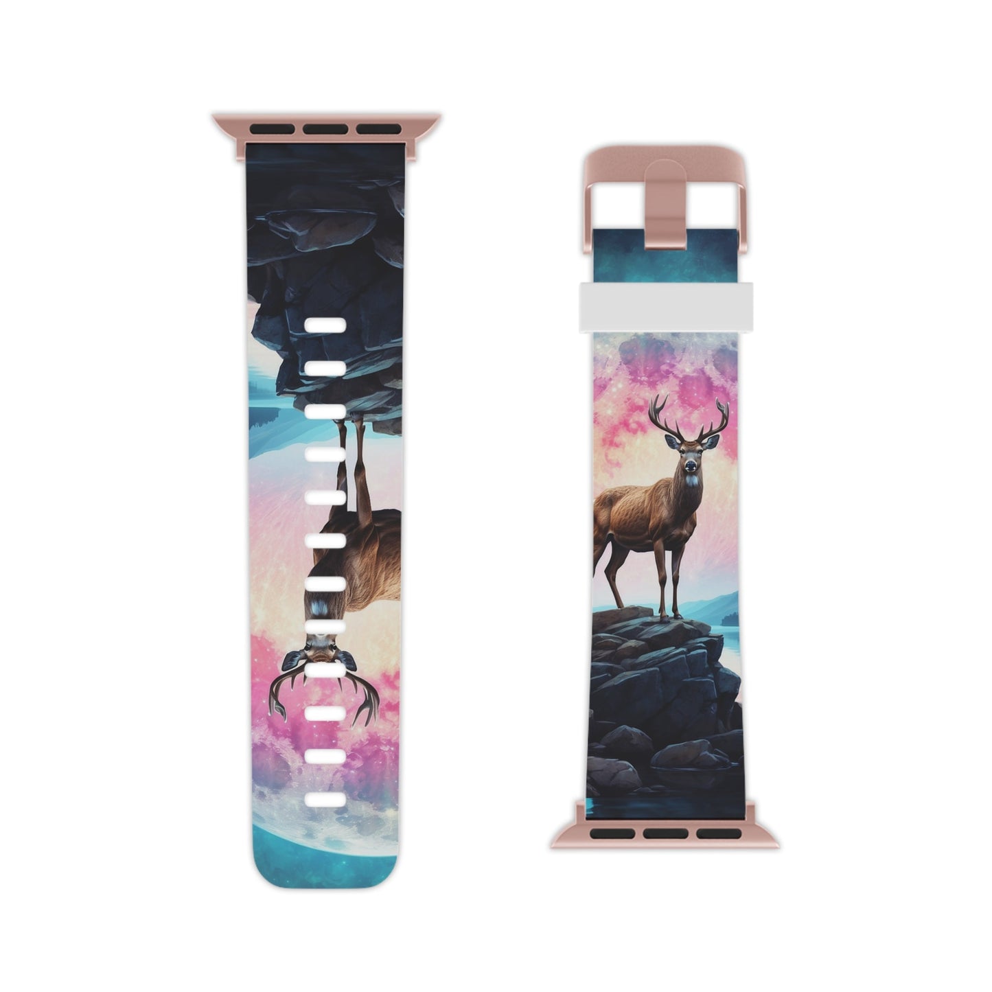 Vibrant Stag in Bloom Apple Watch Band - BOGO Cases