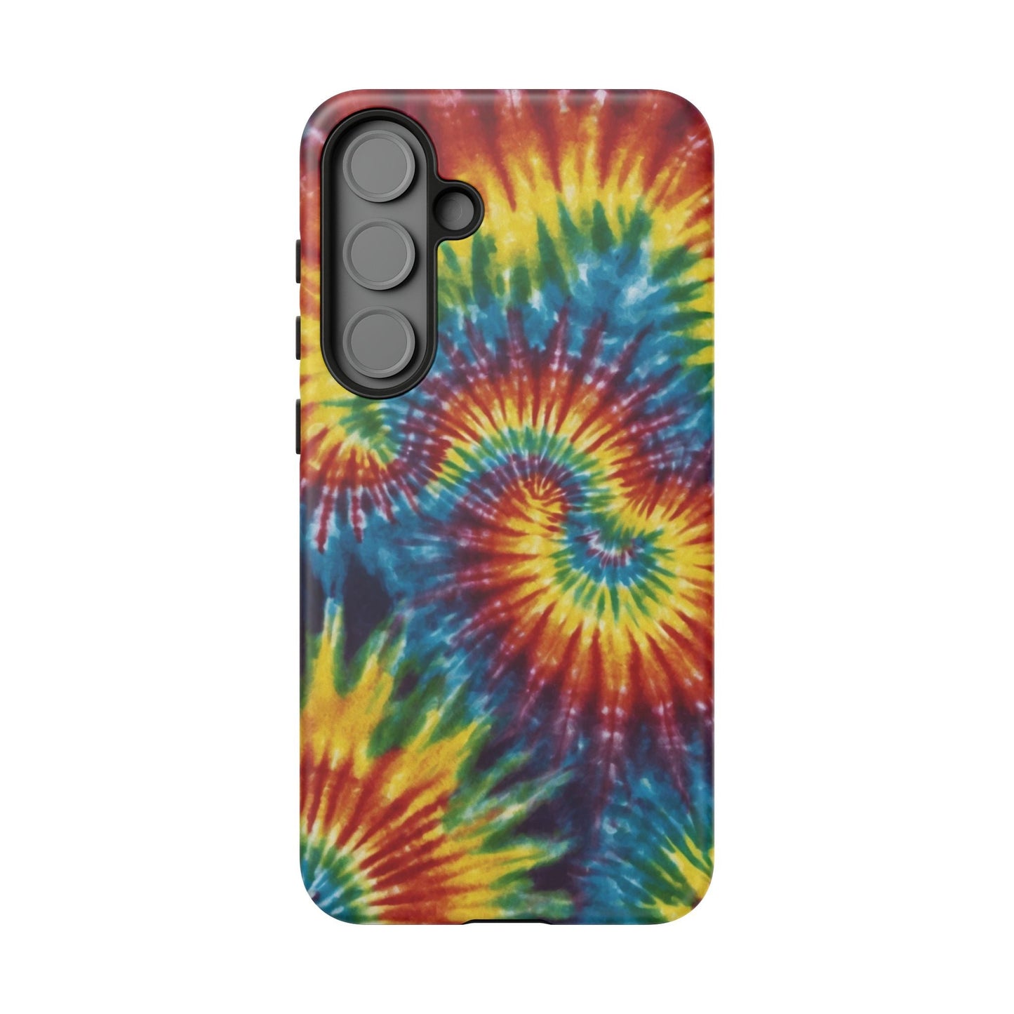Vibrant Tie - Dye Swirl Samsung Galaxy Case – Retro Rainbow Design - BOGO Cases