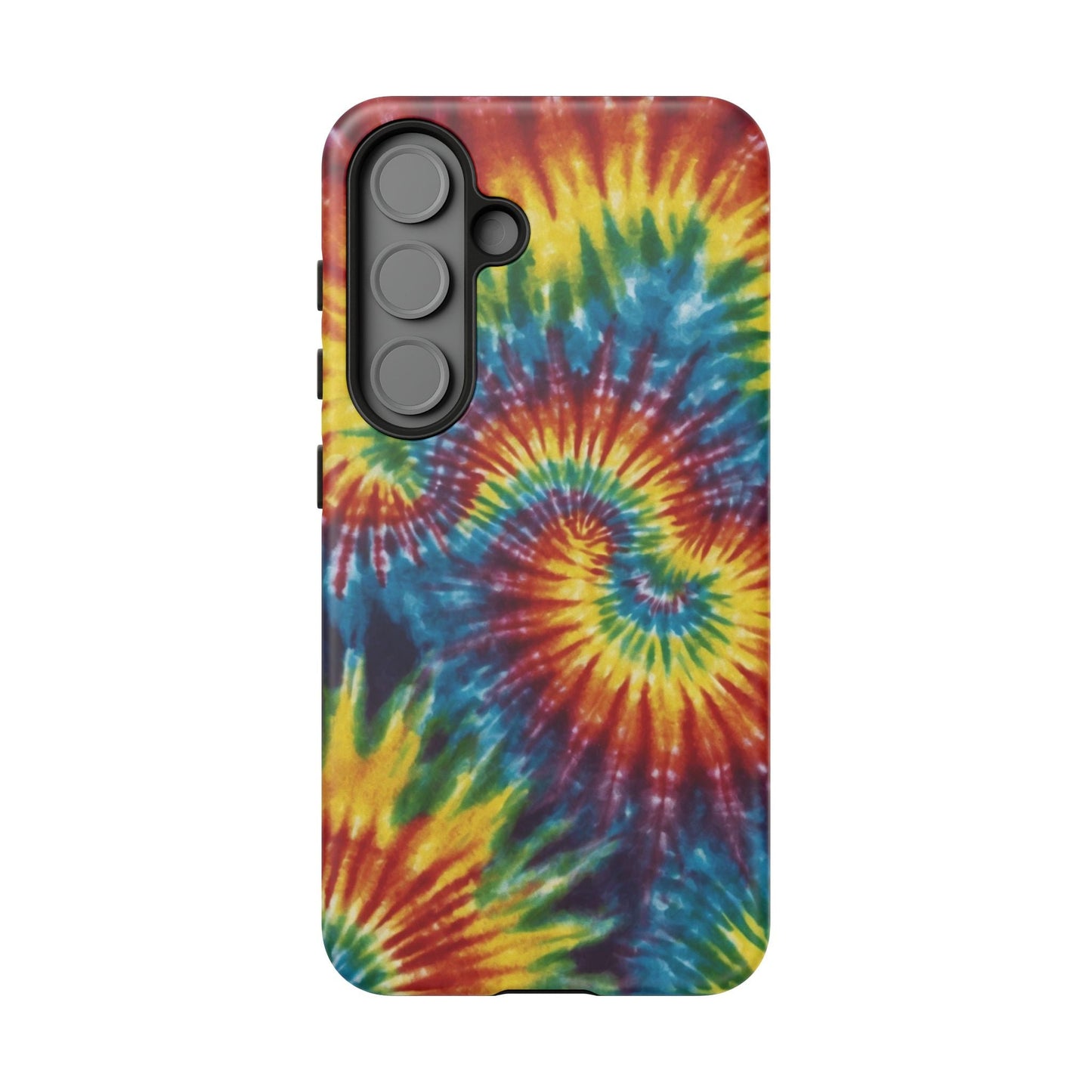 Vibrant Tie - Dye Swirl Samsung Galaxy Case – Retro Rainbow Design - BOGO Cases