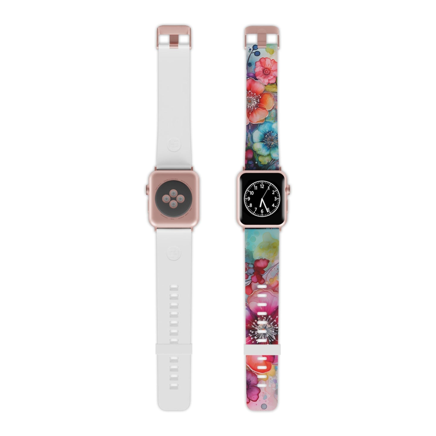 Vibrant Watercolor Floral Garden Apple Watch Band - BOGO Cases