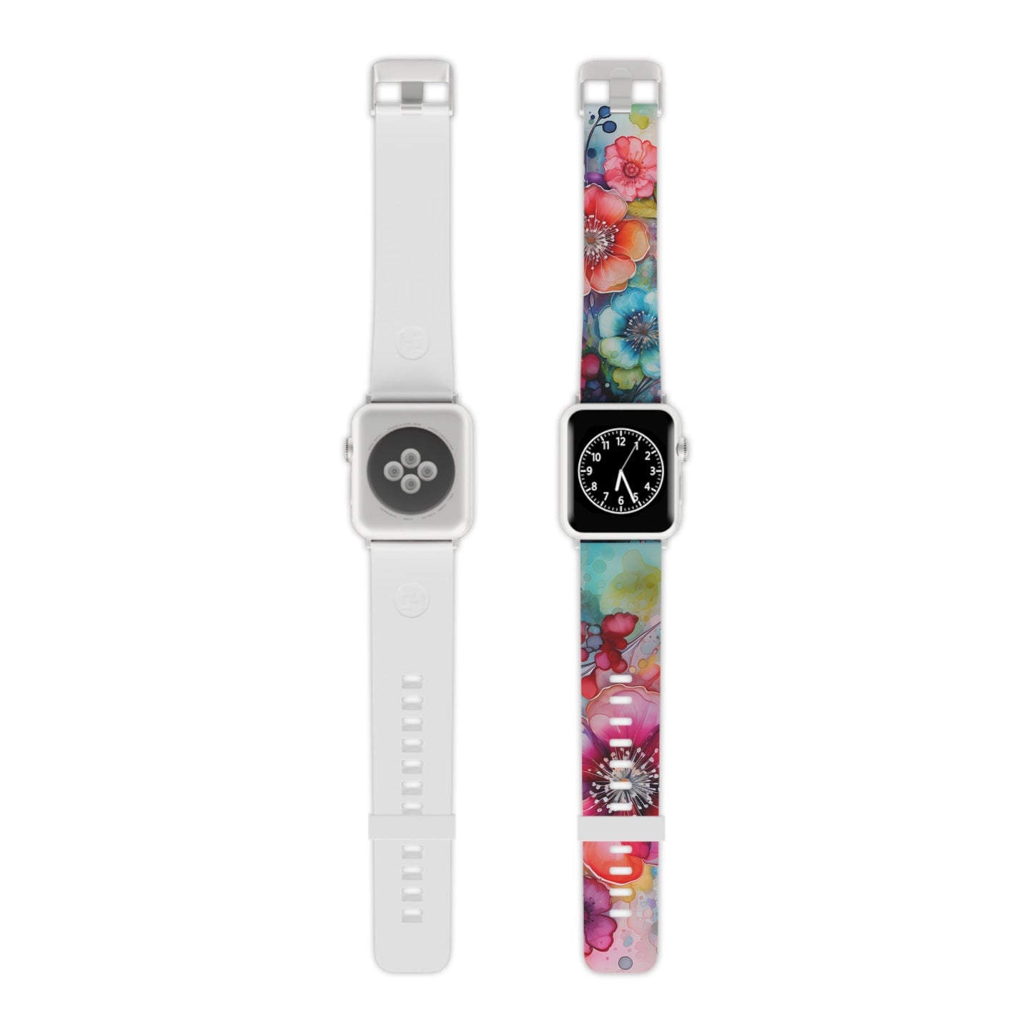 Vibrant Watercolor Floral Garden Apple Watch Band - BOGO Cases