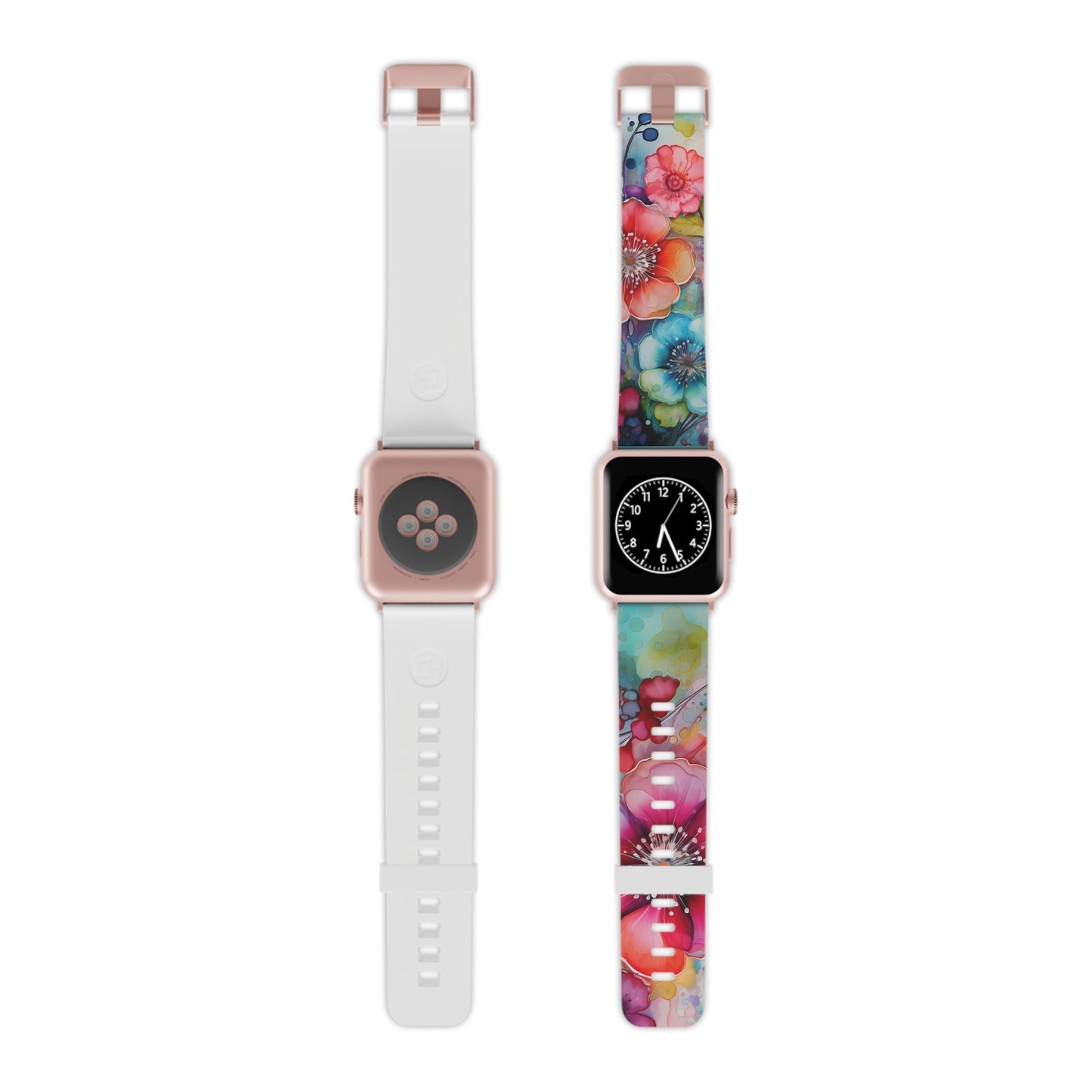 Vibrant Watercolor Floral Garden Apple Watch Band - BOGO Cases