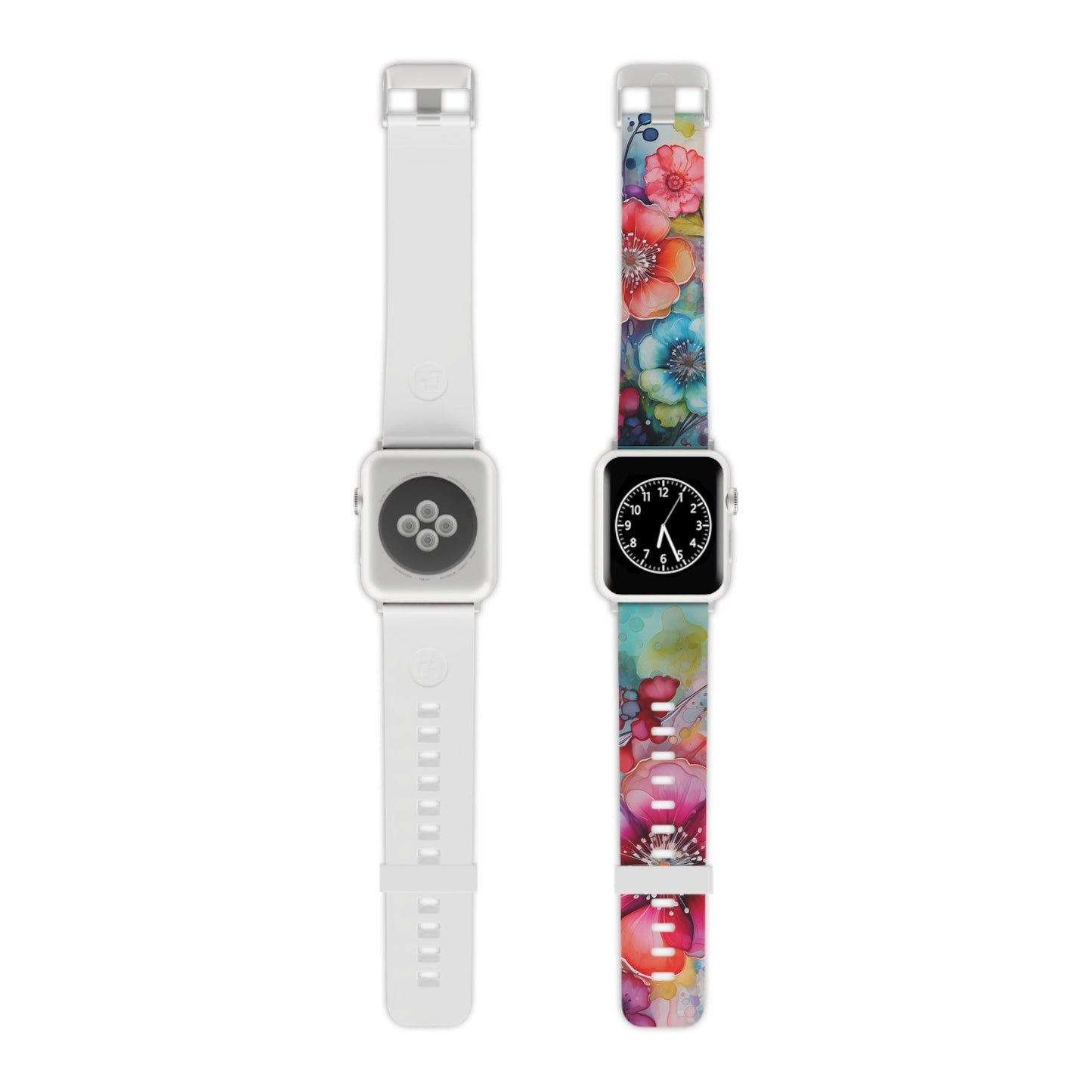 Vibrant Watercolor Floral Garden Apple Watch Band - BOGO Cases