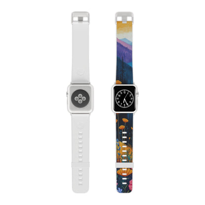 Vibrant Wildflower Mountain Apple Watch Band - BOGO Cases