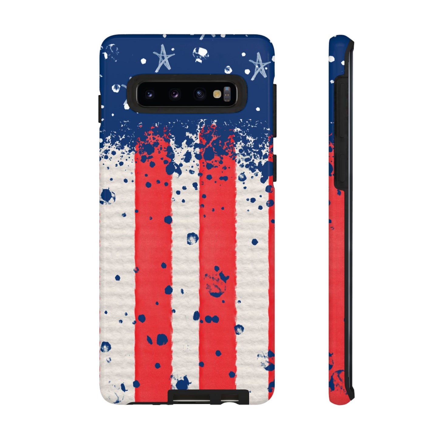 Vintage American Flag Splatter – Samsung Galaxy Case - BOGO Cases