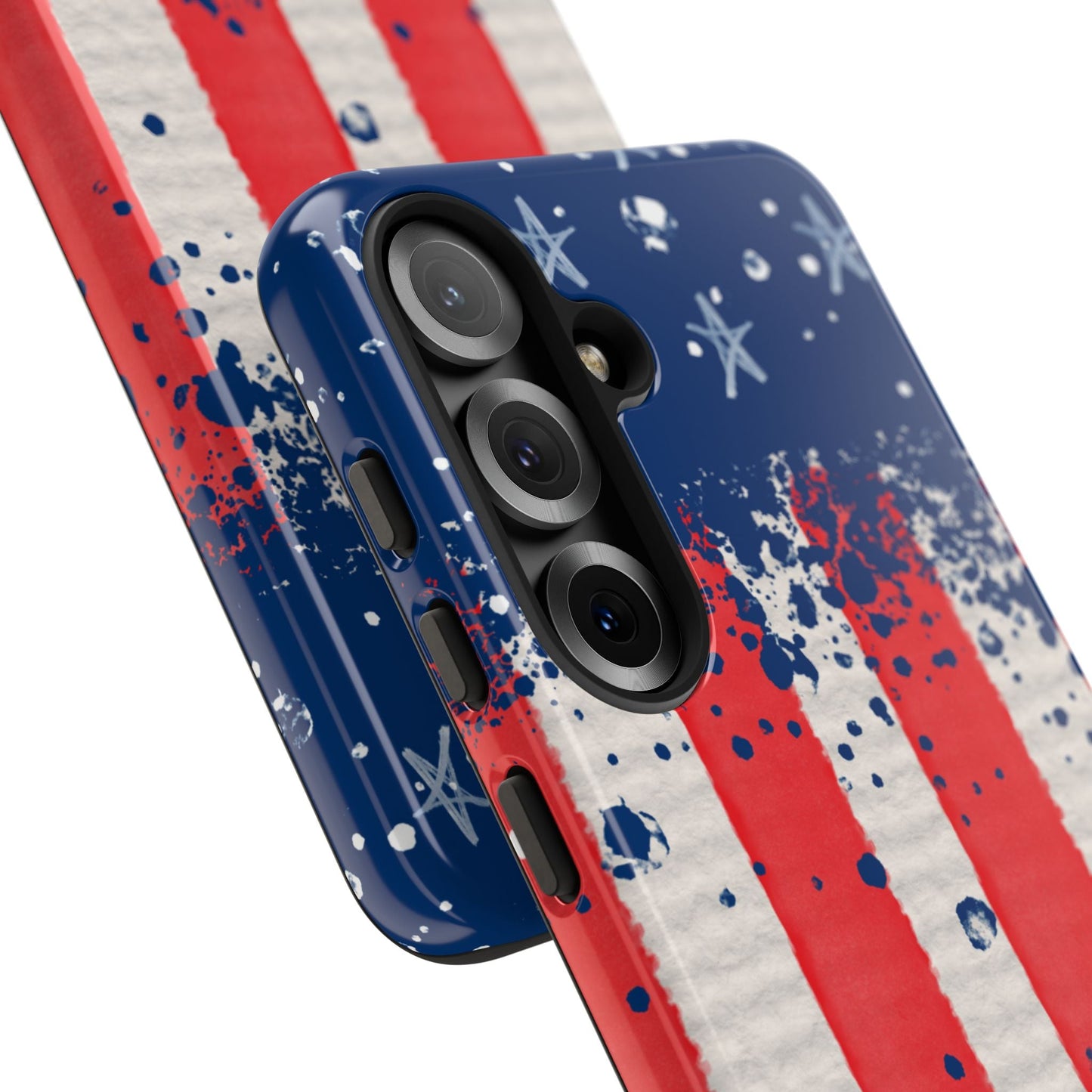 Vintage American Flag Splatter – Samsung Galaxy Case - BOGO Cases