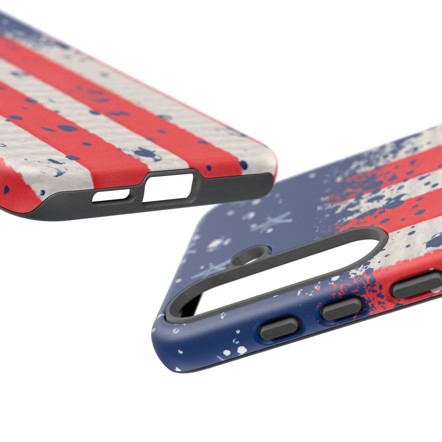 Vintage American Flag Splatter – Samsung Galaxy Case - BOGO Cases