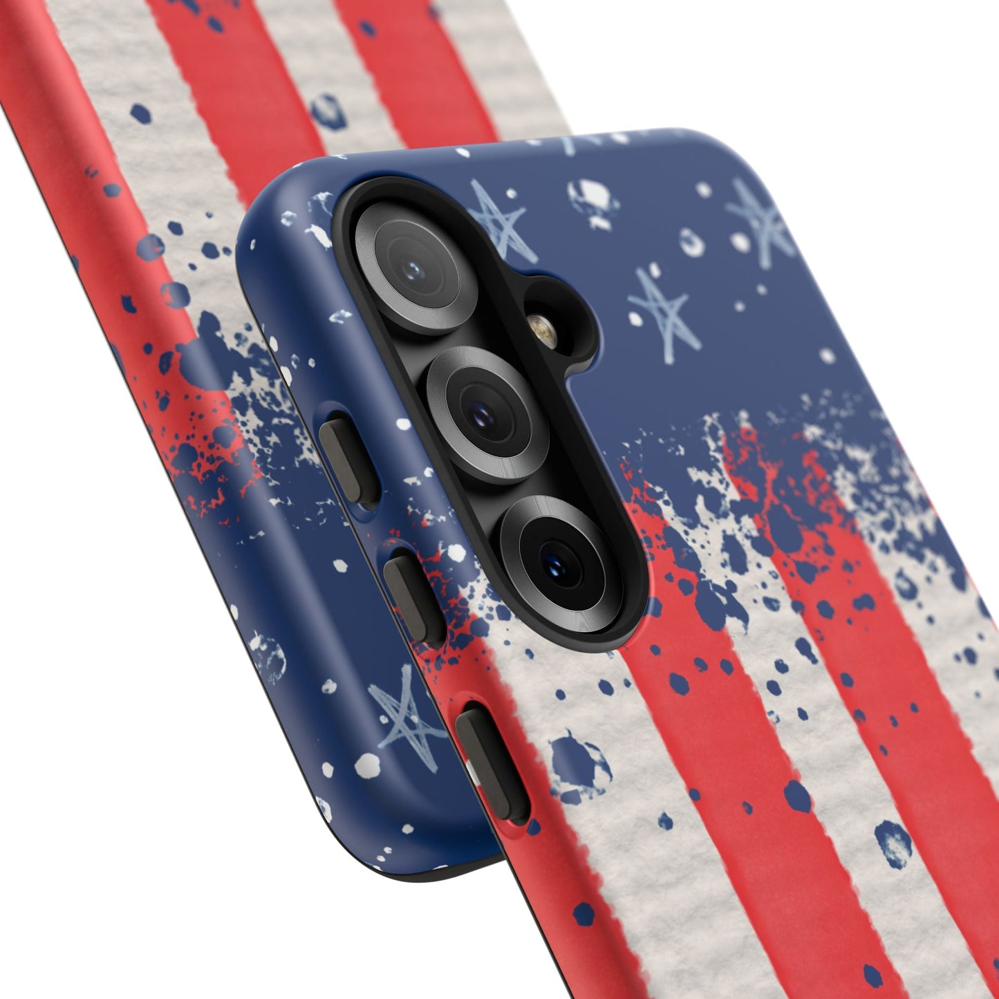 Vintage American Flag Splatter – Samsung Galaxy Case - BOGO Cases