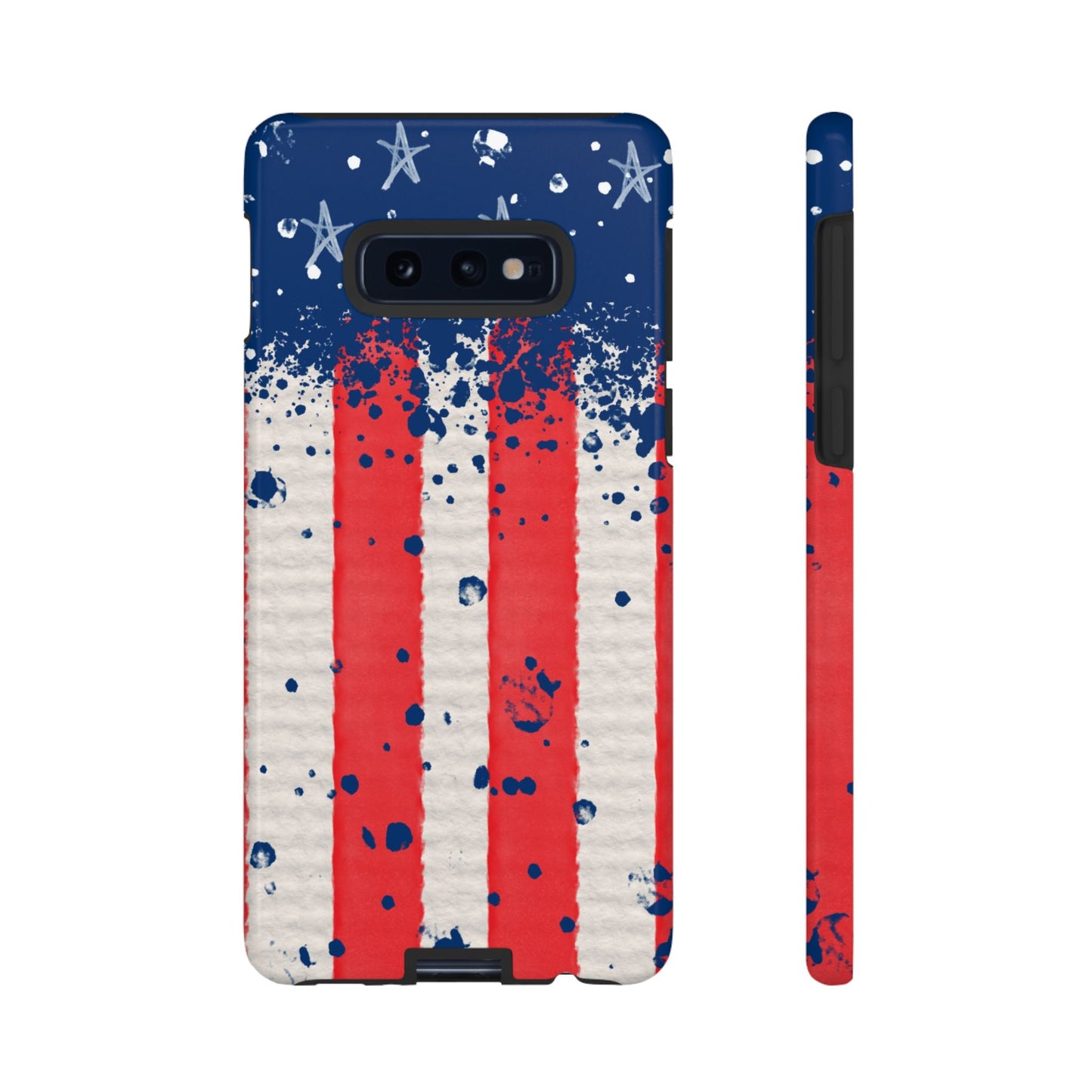 Vintage American Flag Splatter – Samsung Galaxy Case - BOGO Cases