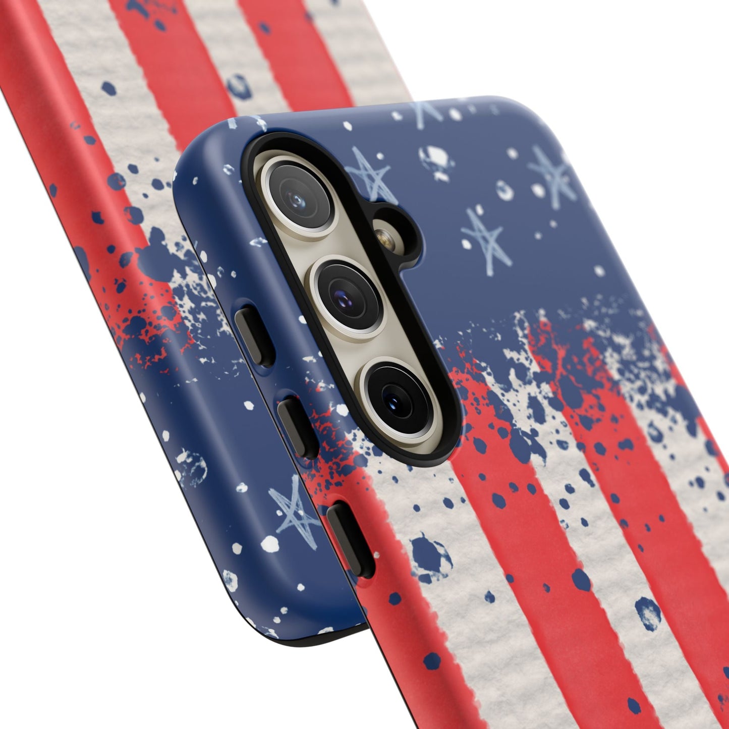 Vintage American Flag Splatter – Samsung Galaxy Case - BOGO Cases
