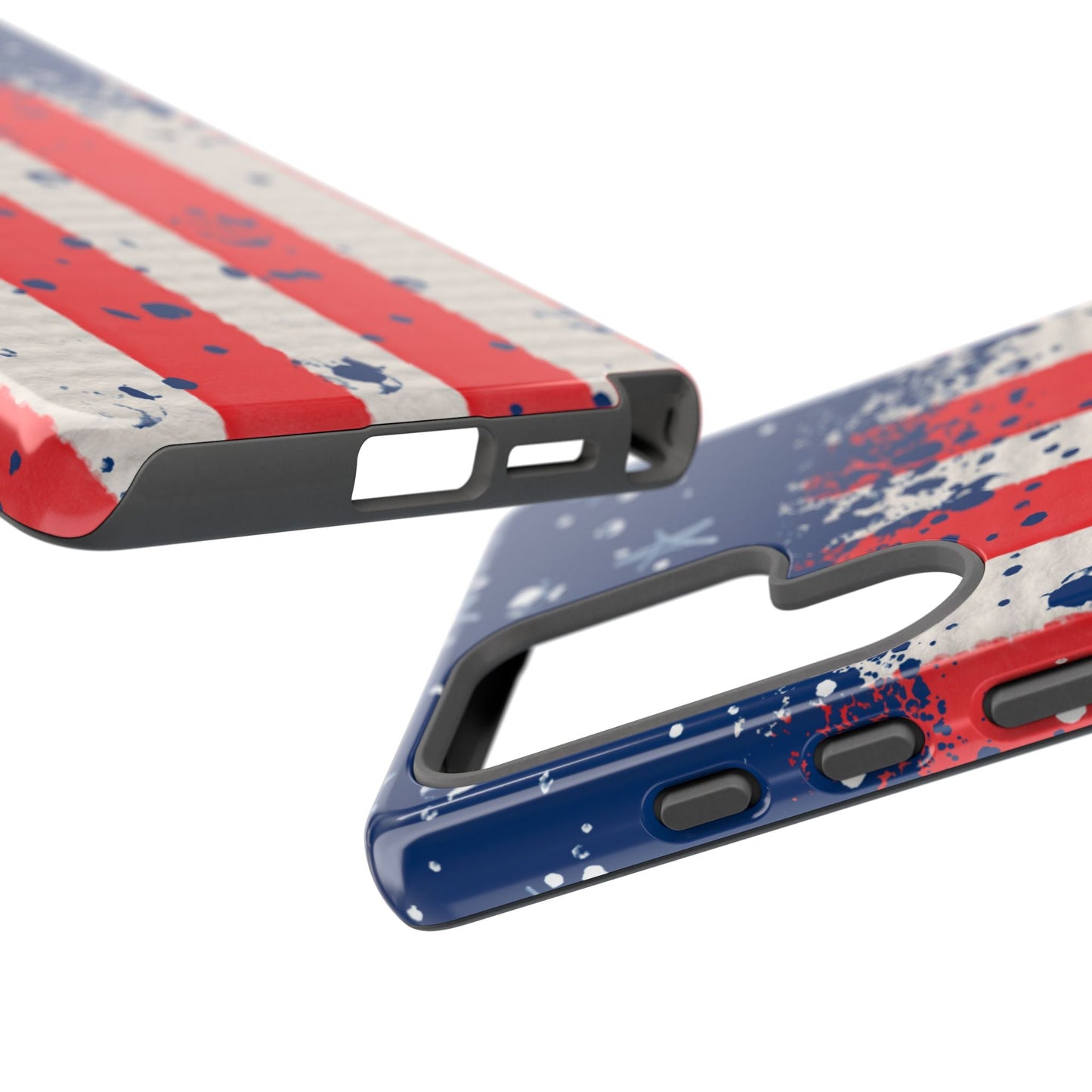 Vintage American Flag Splatter – Samsung Galaxy Case - BOGO Cases