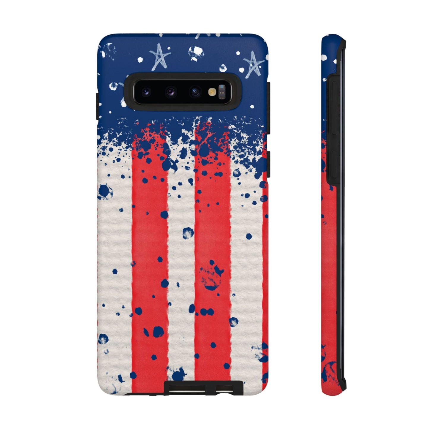 Vintage American Flag Splatter – Samsung Galaxy Case - BOGO Cases