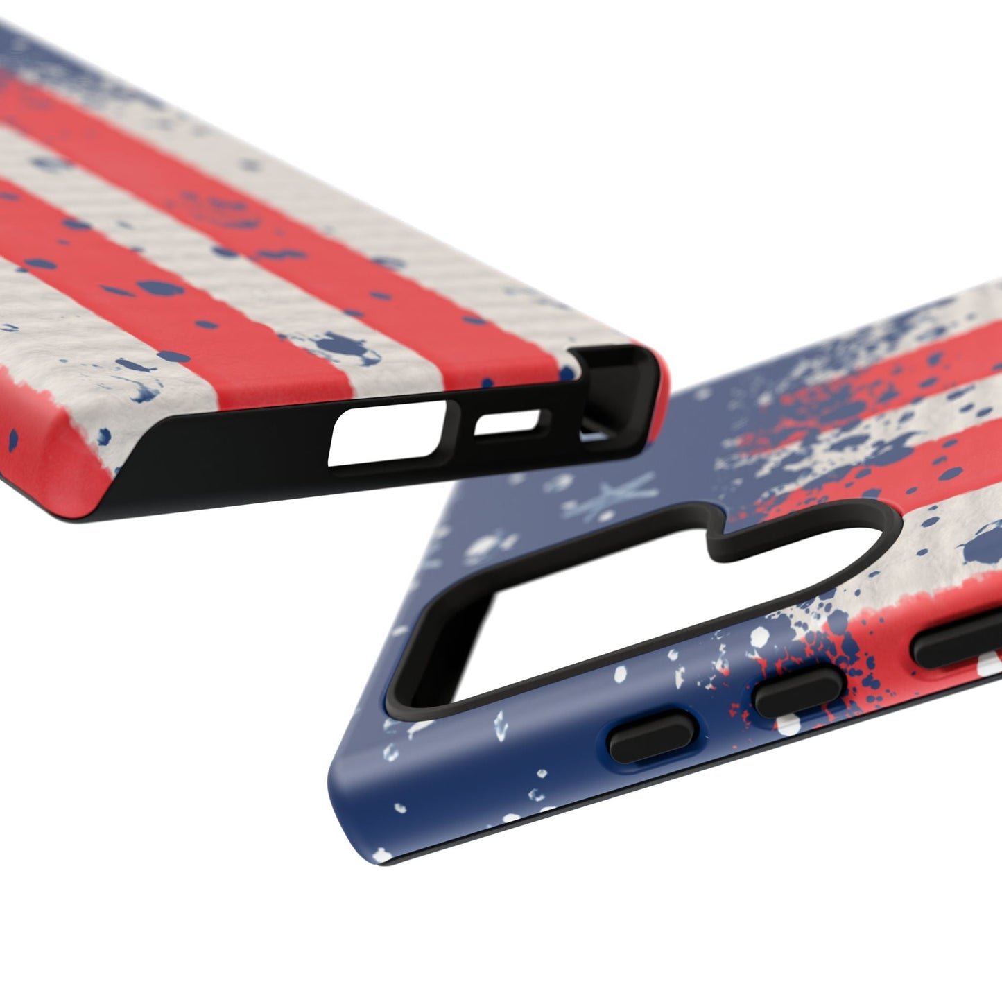 Vintage American Flag Splatter – Samsung Galaxy Case - BOGO Cases