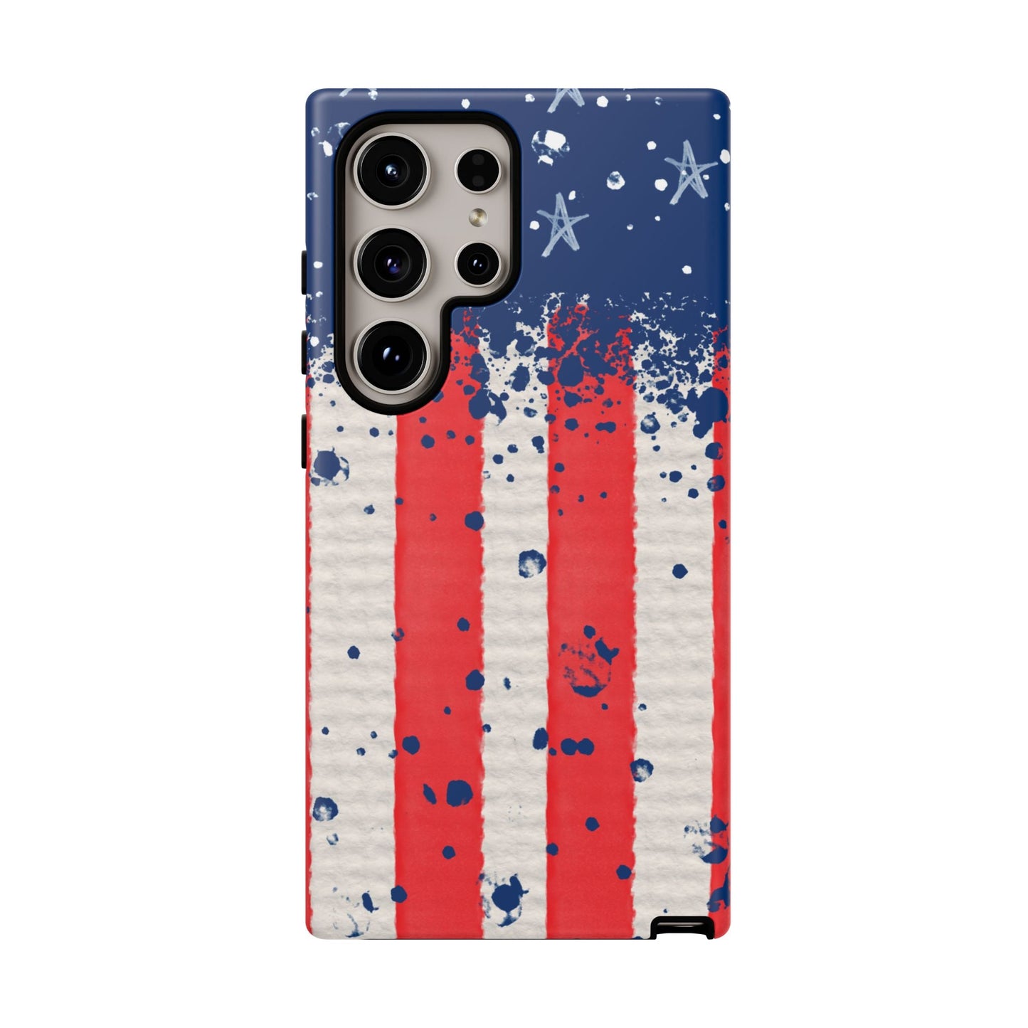 Vintage American Flag Splatter – Samsung Galaxy Case - BOGO Cases