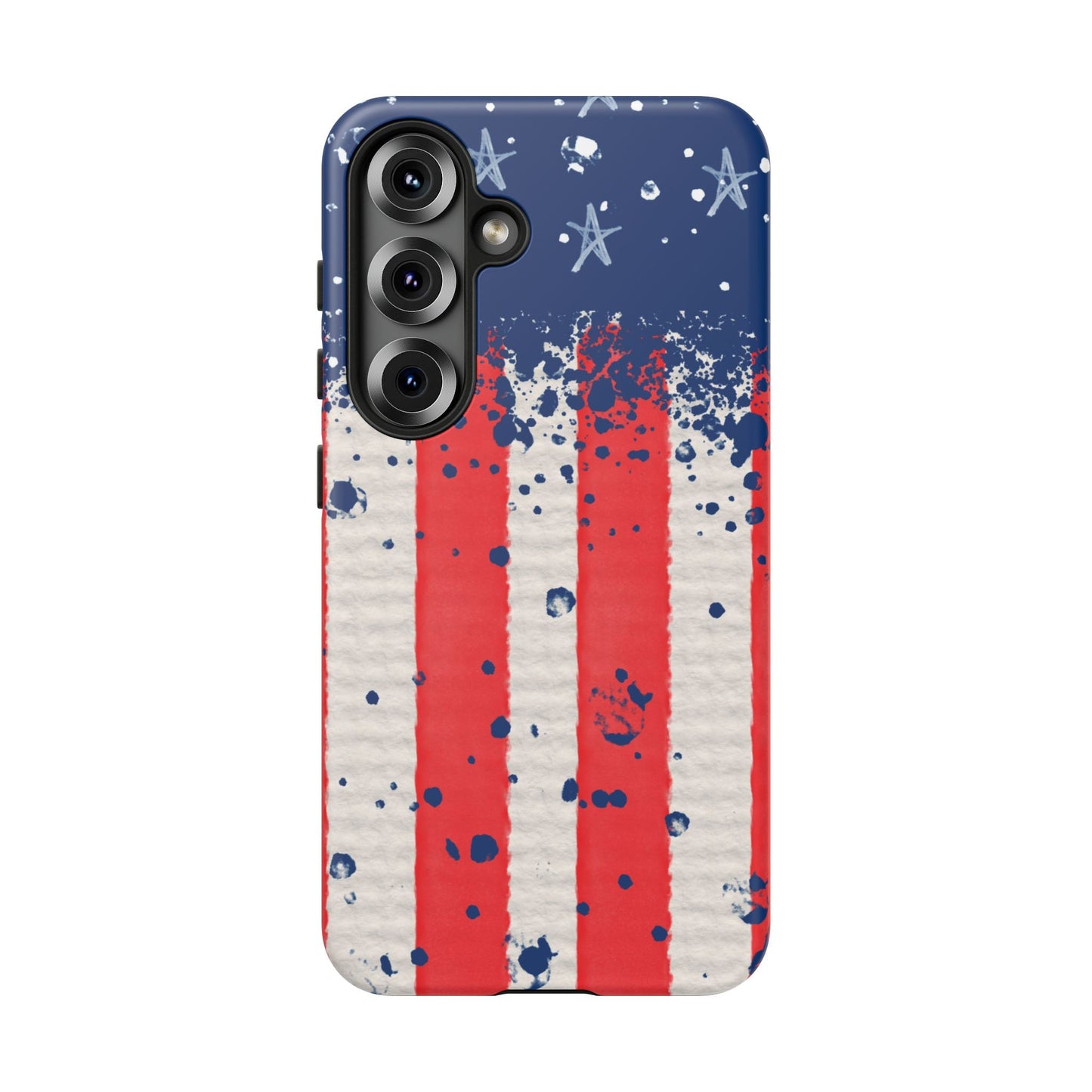 Vintage American Flag Splatter – Samsung Galaxy Case - BOGO Cases