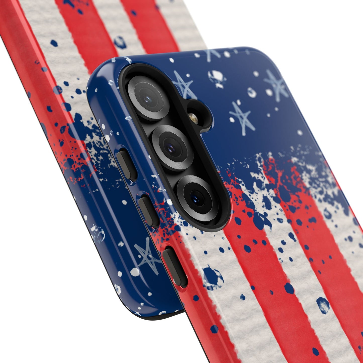 Vintage American Flag Splatter – Samsung Galaxy Case - BOGO Cases