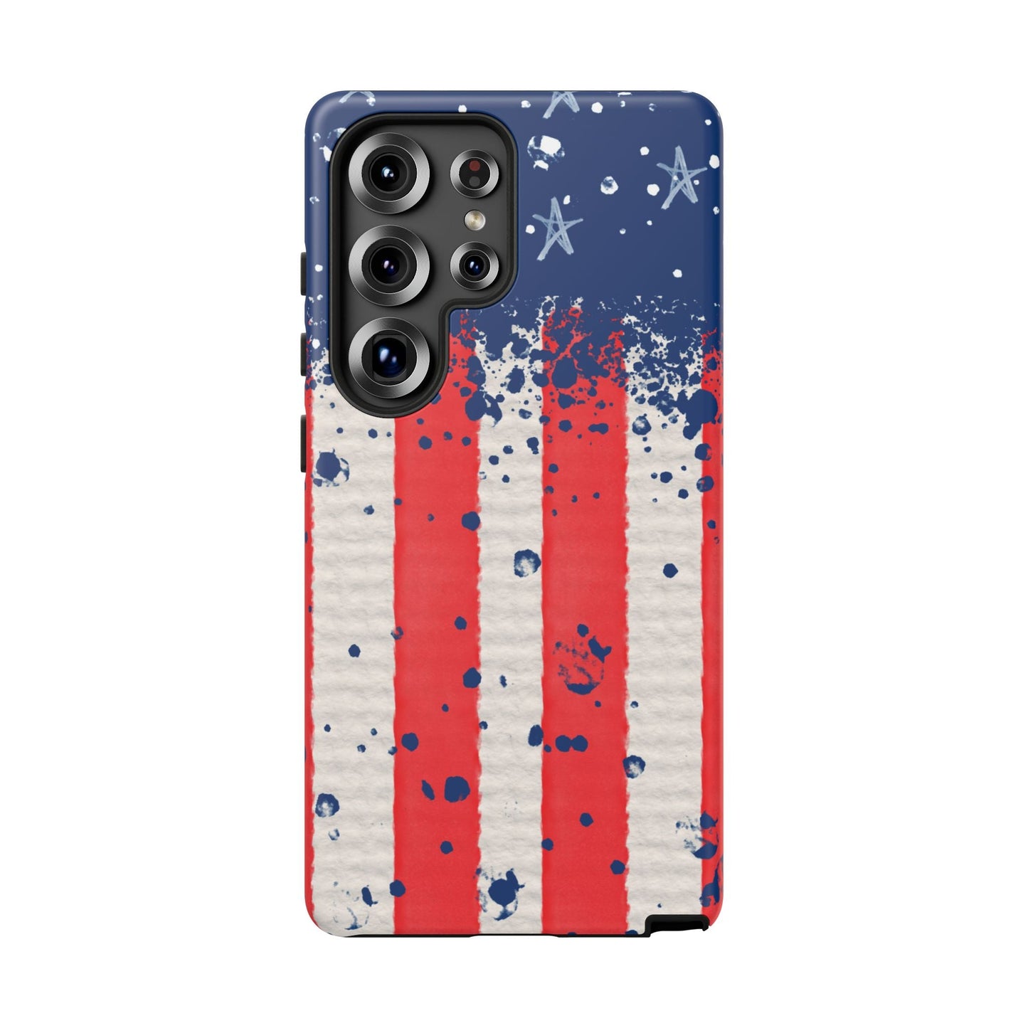 Vintage American Flag Splatter – Samsung Galaxy Case - BOGO Cases