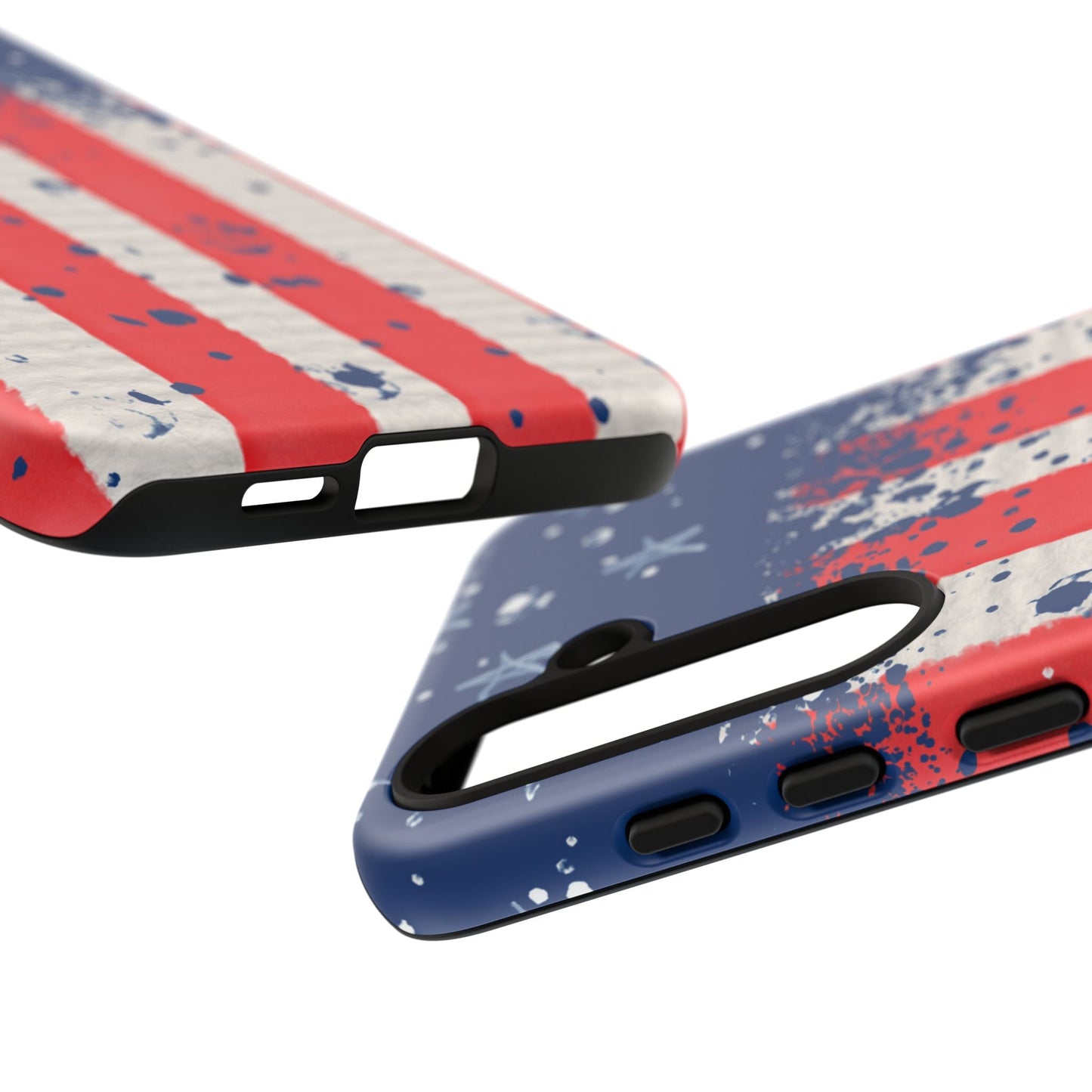 Vintage American Flag Splatter – Samsung Galaxy Case - BOGO Cases