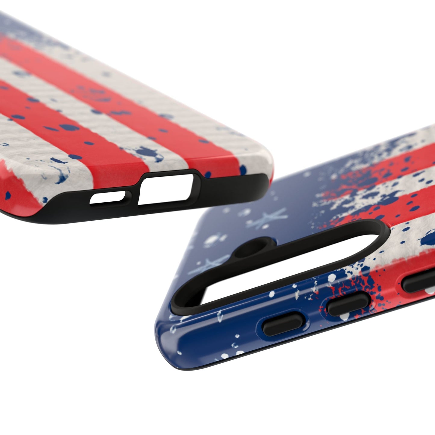 Vintage American Flag Splatter – Samsung Galaxy Case - BOGO Cases