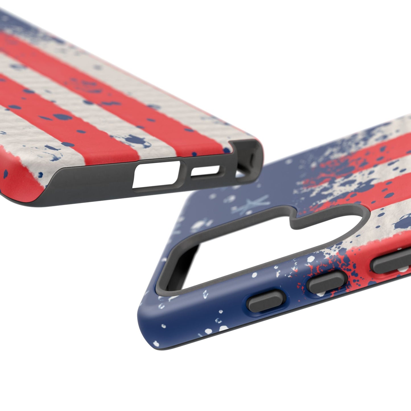 Vintage American Flag Splatter – Samsung Galaxy Case - BOGO Cases